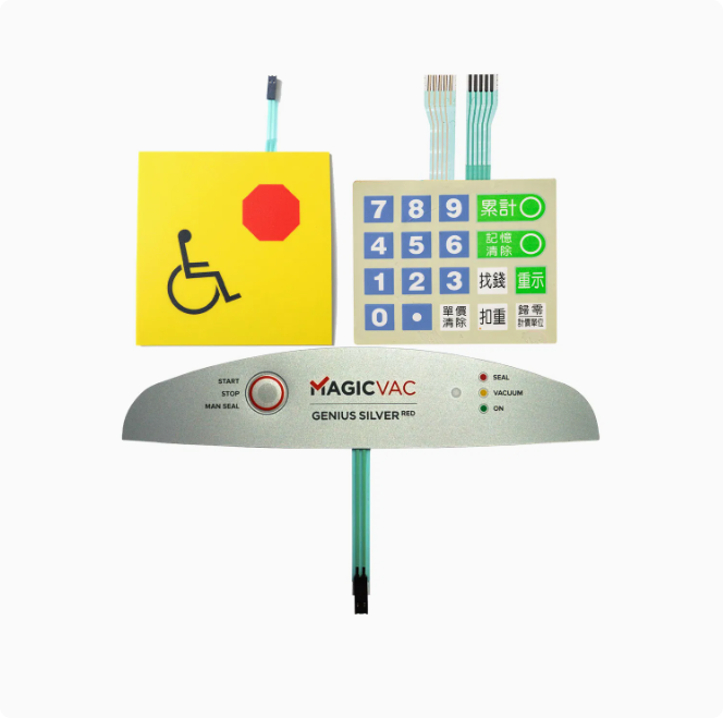 PVC flexibele membraanschakelaar